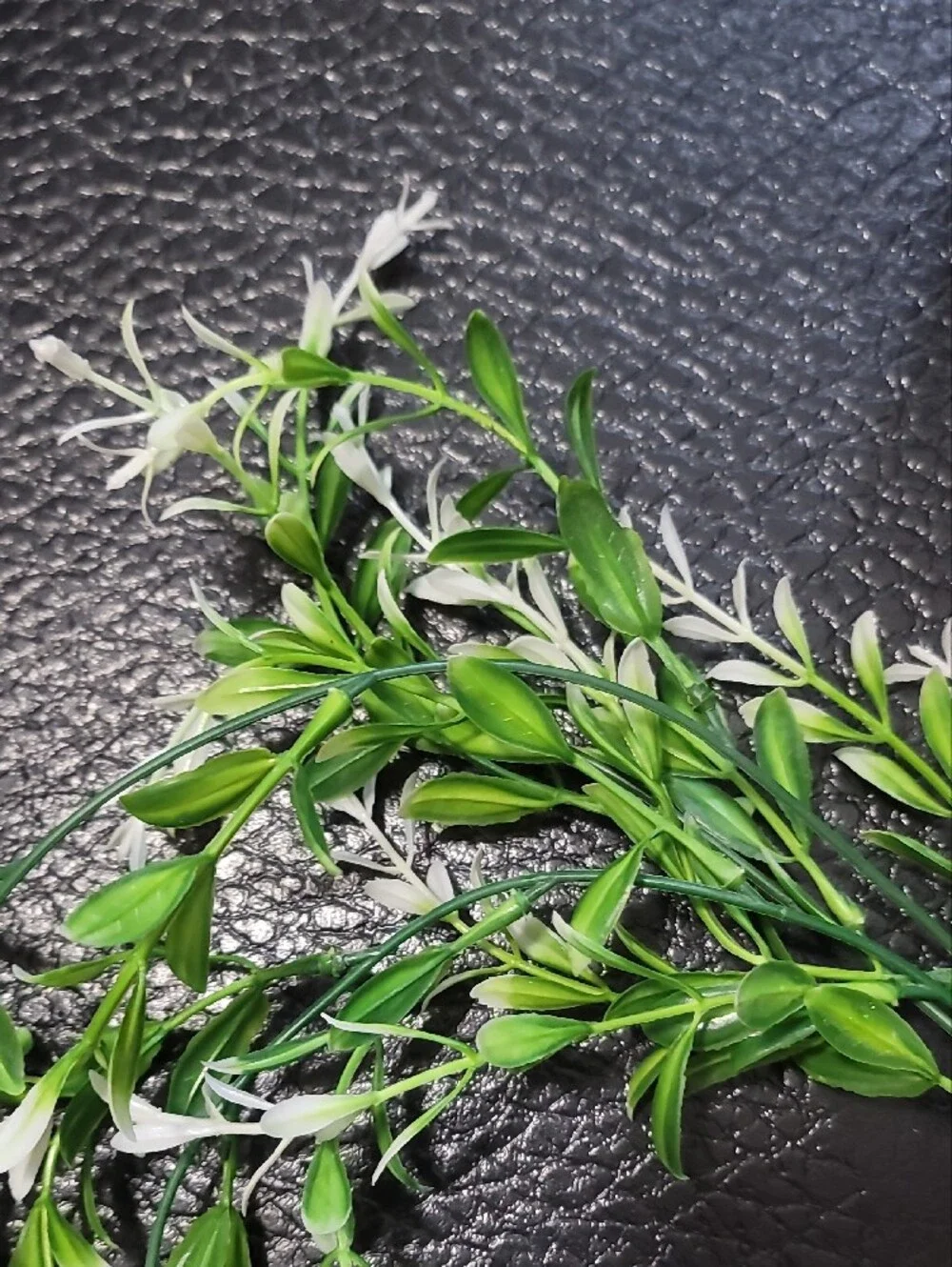 Artificial Greenery Foral Plant with White Tips